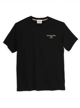 Scotch & Soda: Чёрная футболка 
