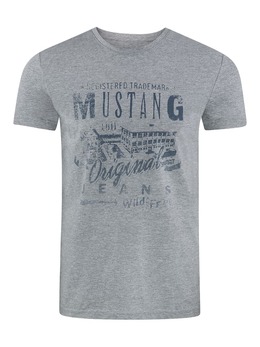 Mustang: Серая футболка 
