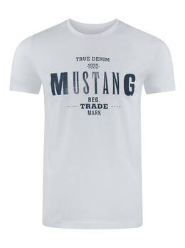 Mustang: Белая футболка 