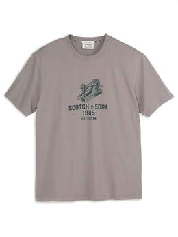 Scotch & Soda: Серая футболка 