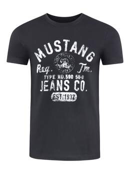 Mustang: Чёрная футболка 