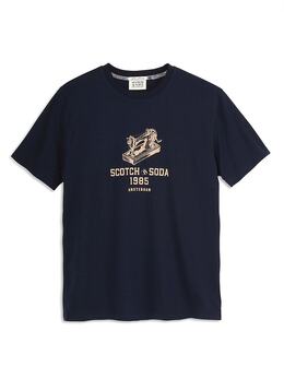 Scotch & Soda: Тёмная футболка 