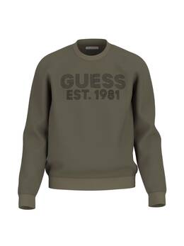 GUESS: Зелёная толстовка 