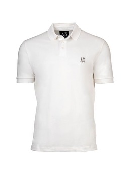 Armani Exchange: Белая футболка 