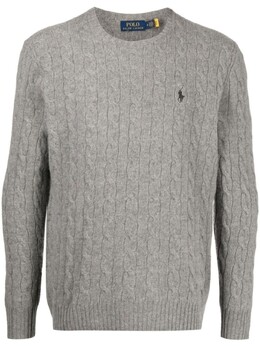 Polo Ralph Lauren: Серый свитер 