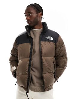 The North Face: Коричневый пуховик  Nuptse