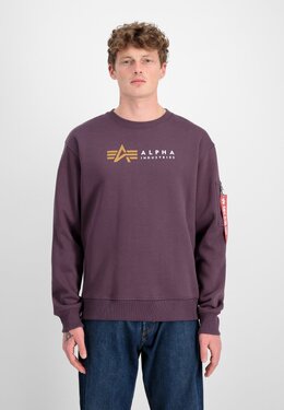 Alpha Industries: Фиолетовая толстовка 
