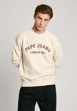 Pepe Jeans: Белая толстовка 
