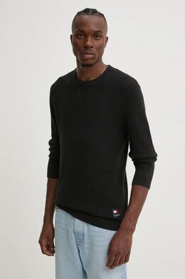 Tommy Jeans: Чёрный свитер 