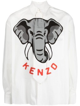 Kenzo: Рубашка с принтом 