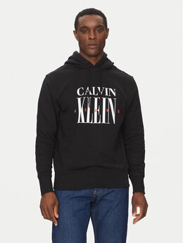 Calvin Klein Jeans: Чёрная толстовка 