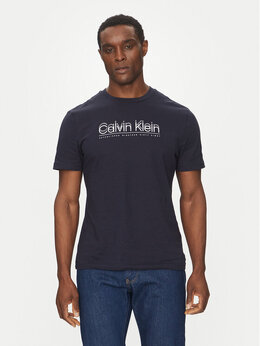 Calvin Klein: Синяя футболка 