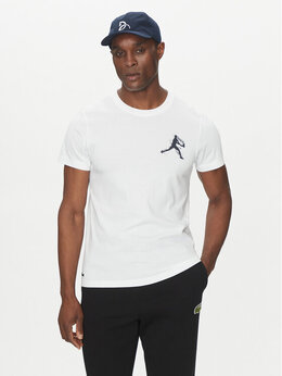Lacoste: Белая футболка 