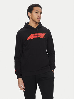 PUMA: Чёрная толстовка  Ess