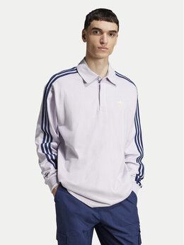 Adidas: Фиолетовая рубашка  Adicolor