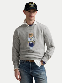 Polo Ralph Lauren: Серая толстовка 