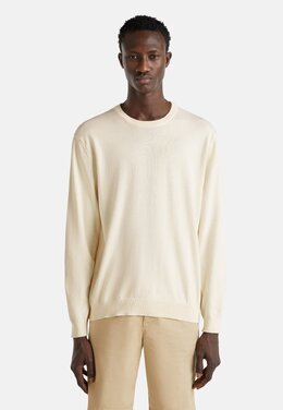 United Colors Of Benetton: Белая толстовка 