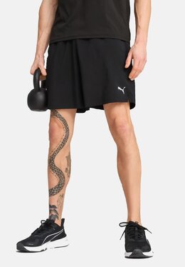 PUMA: Чёрные шорты  Essentials