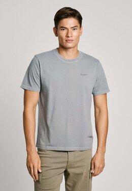Pepe Jeans: Серая футболка 