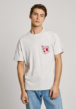 Pepe Jeans: Футболка с принтом 