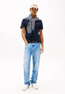 Tommy Jeans: Чёрная футболка 