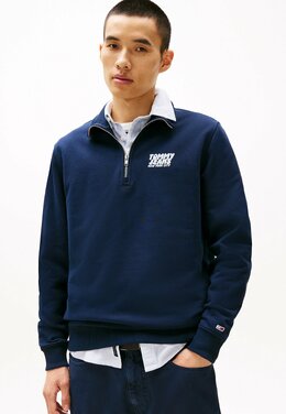 Tommy Jeans: Тёмная толстовка 