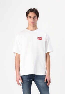 Diesel: Белая футболка 