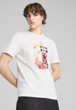 PUMA: Футболка  Ferrari с принтом