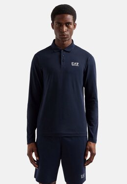 EA7 Emporio Armani: Синяя рубашка 