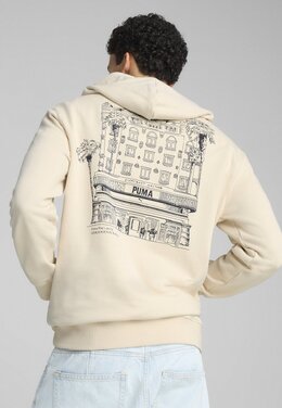 PUMA: Белая толстовка 