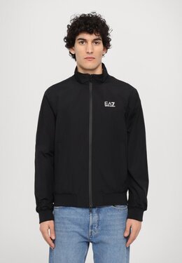 EA7 Emporio Armani: Чёрная куртка 