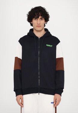EA7 Emporio Armani: Синяя толстовка 