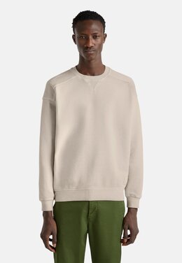 United Colors Of Benetton: Бежевая толстовка 