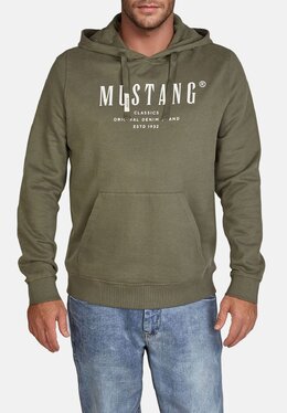 Mustang: Толстовка цвета хаки 