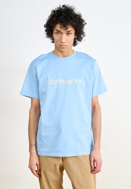 Carhartt WIP: Футболка  Script с принтом