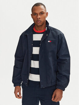 Tommy Jeans: Синяя куртка 