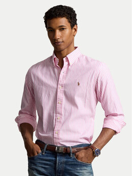 Polo Ralph Lauren: Розовая рубашка 