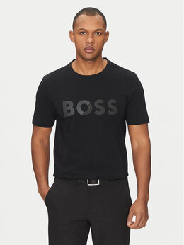 BOSS: Чёрная футболка 