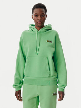 Lacoste: Зелёная толстовка 