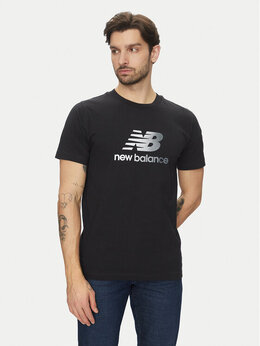 New Balance: Чёрная футболка 