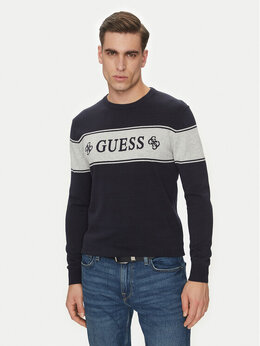 GUESS: Синий свитер 