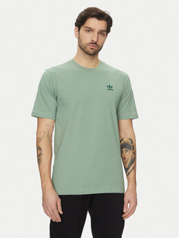 Adidas: Зелёная футболка  Essentials