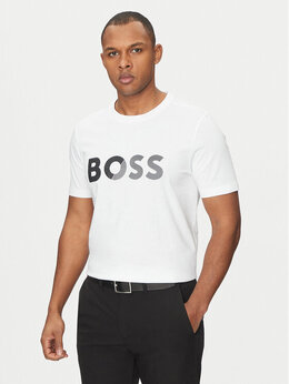 BOSS: Белая футболка 