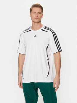 Adidas: Белая футболка  Adicolor