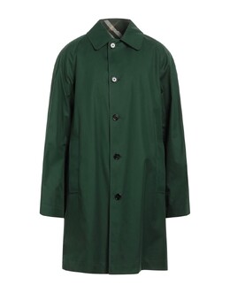 Burberry: Зелёный плащ 