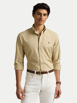 Polo Ralph Lauren: Бежевая рубашка 