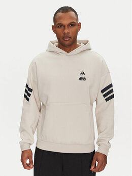 Adidas: Бежевая толстовка  Star Wars