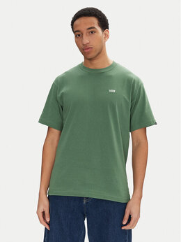 Vans: Зелёная футболка  Left Chest