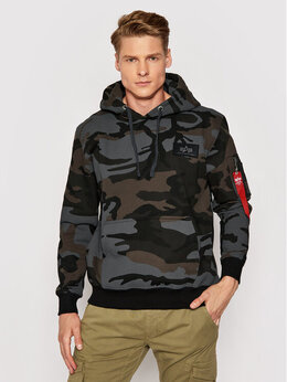 Alpha Industries: Толстовка с принтом 