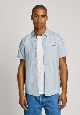Pepe Jeans: Синяя рубашка 